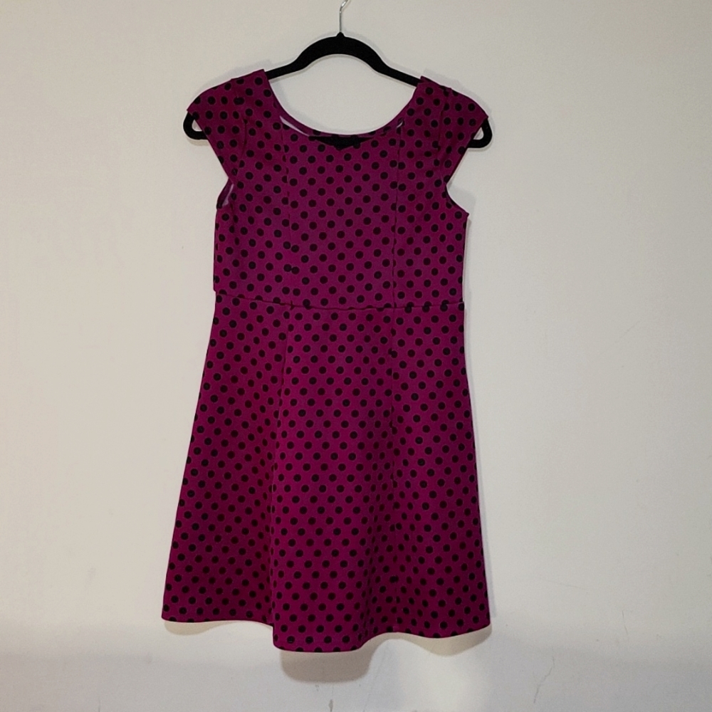 GEORGE PURPLE POLKA DOT GIRLS DRESS